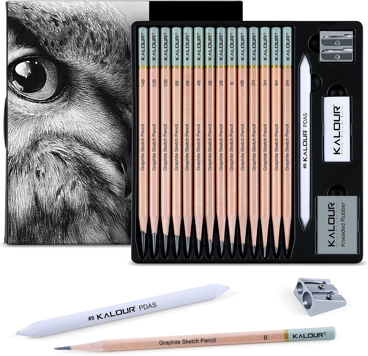 18-Piece Sketching Pencil Set