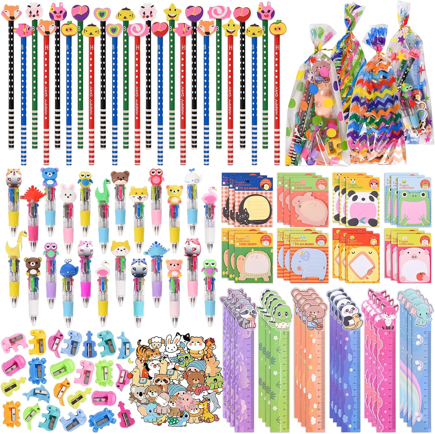 24 Animal Themed Stationery Sets