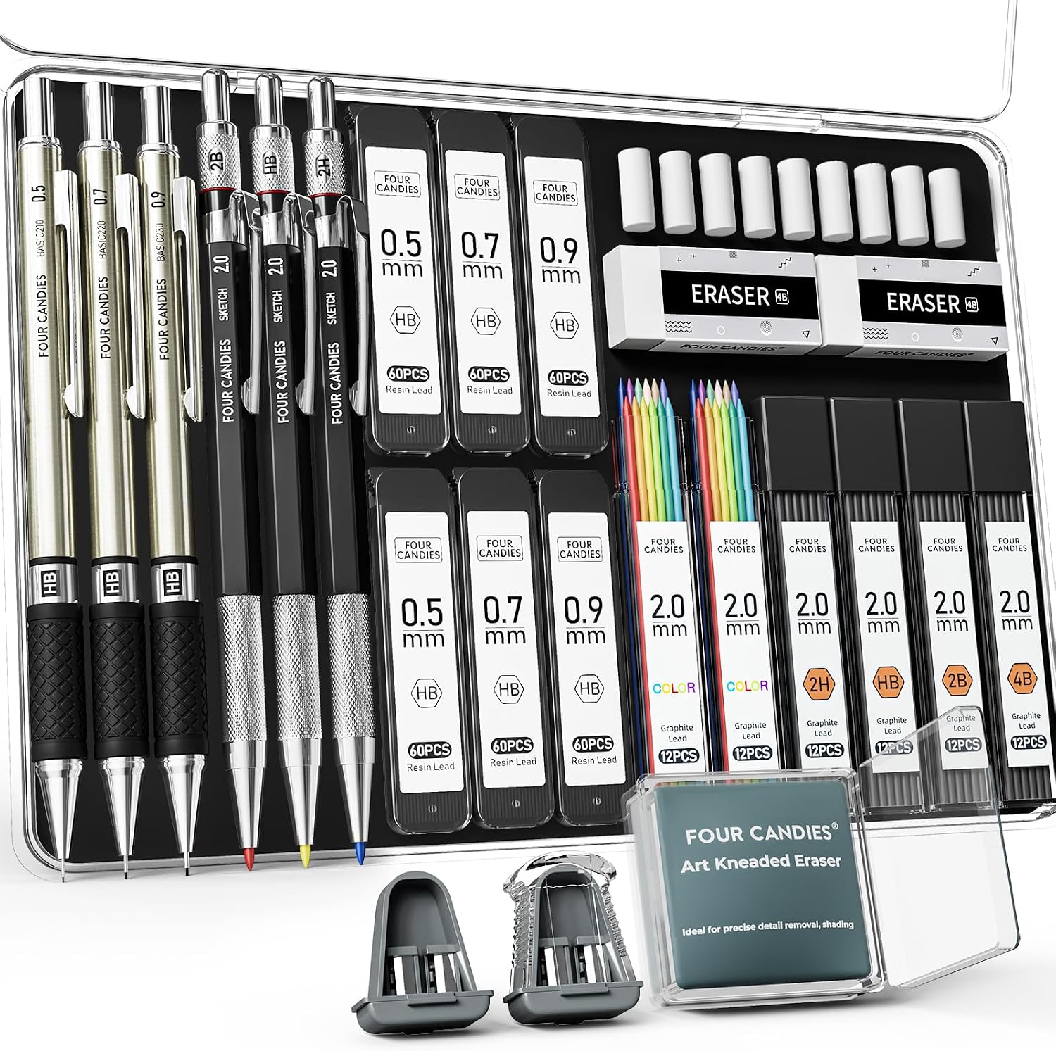 25-Piece Mechanical Pencil Set