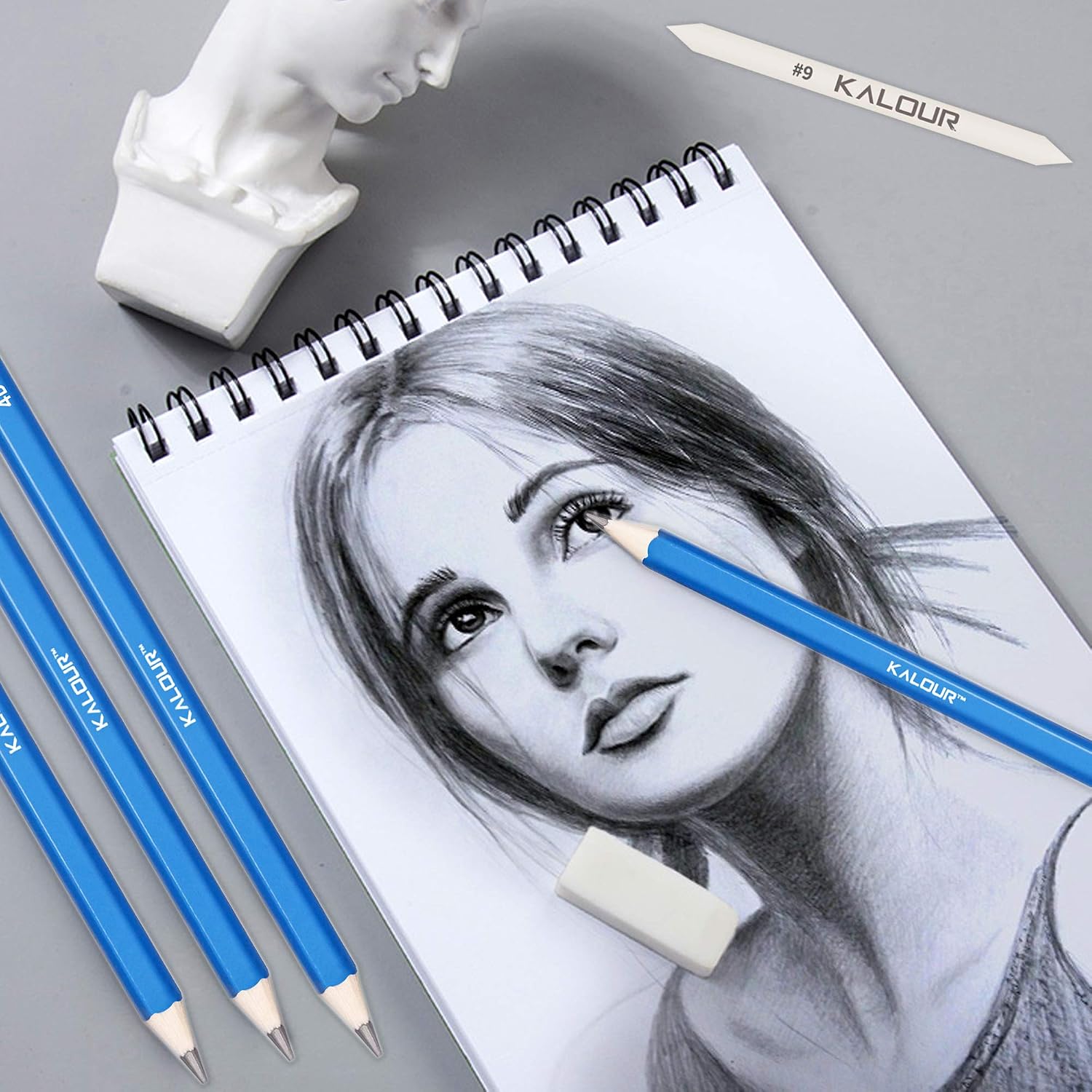 33-Piece Sketching and Charcoal Kit