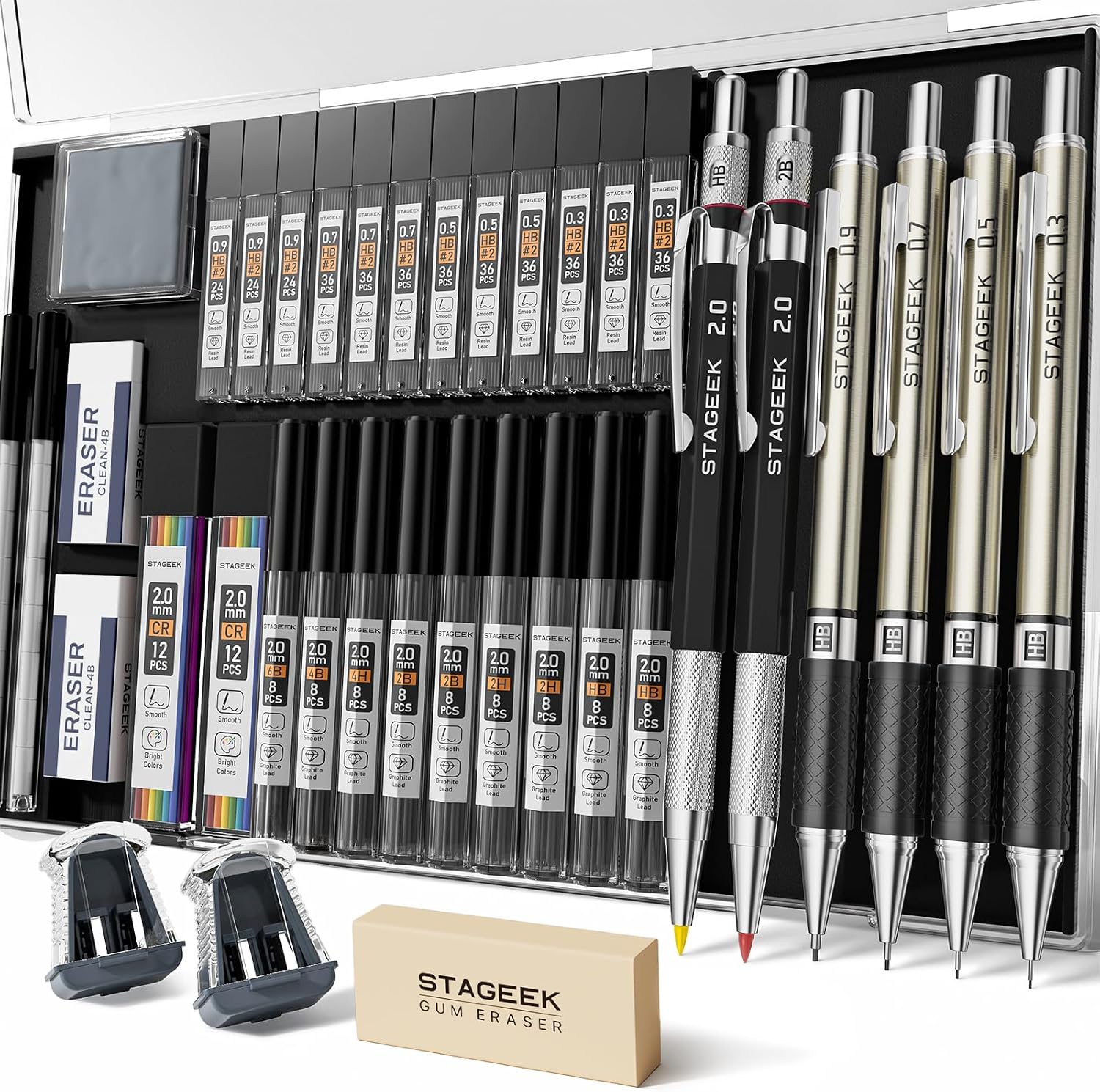 37-Piece Mechanical Pencil Assortment