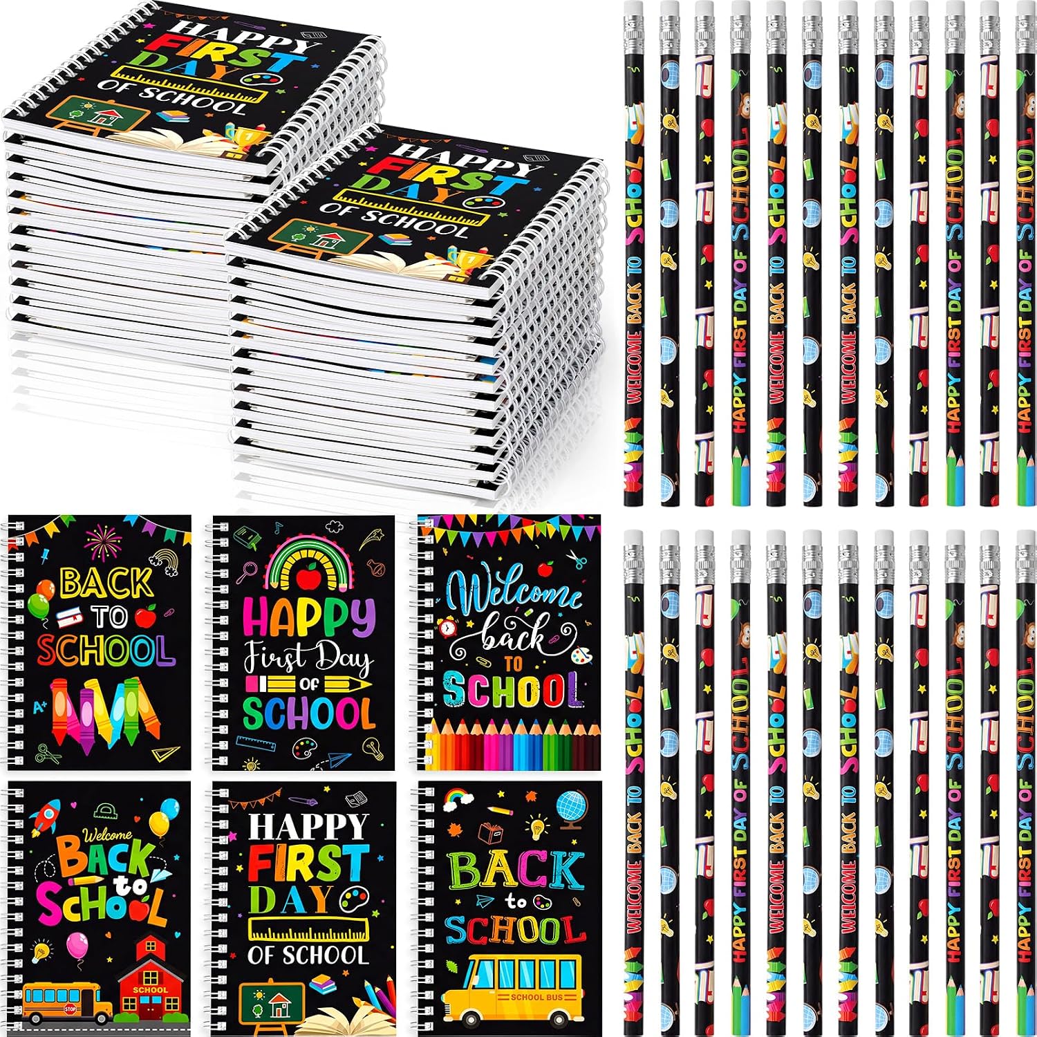 48-Piece School Stationery Set