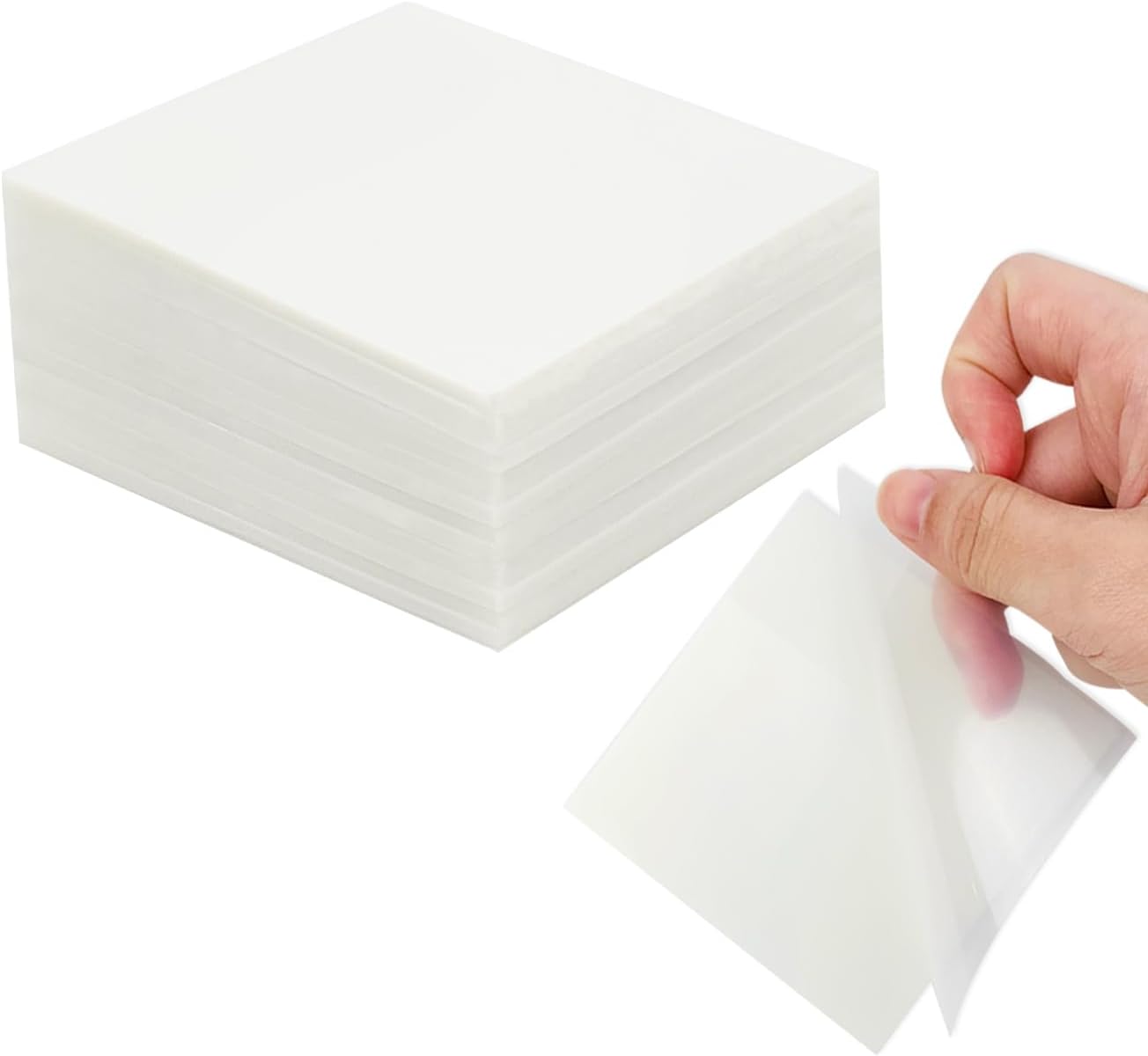 6-Pad Transparent Sticky Notes