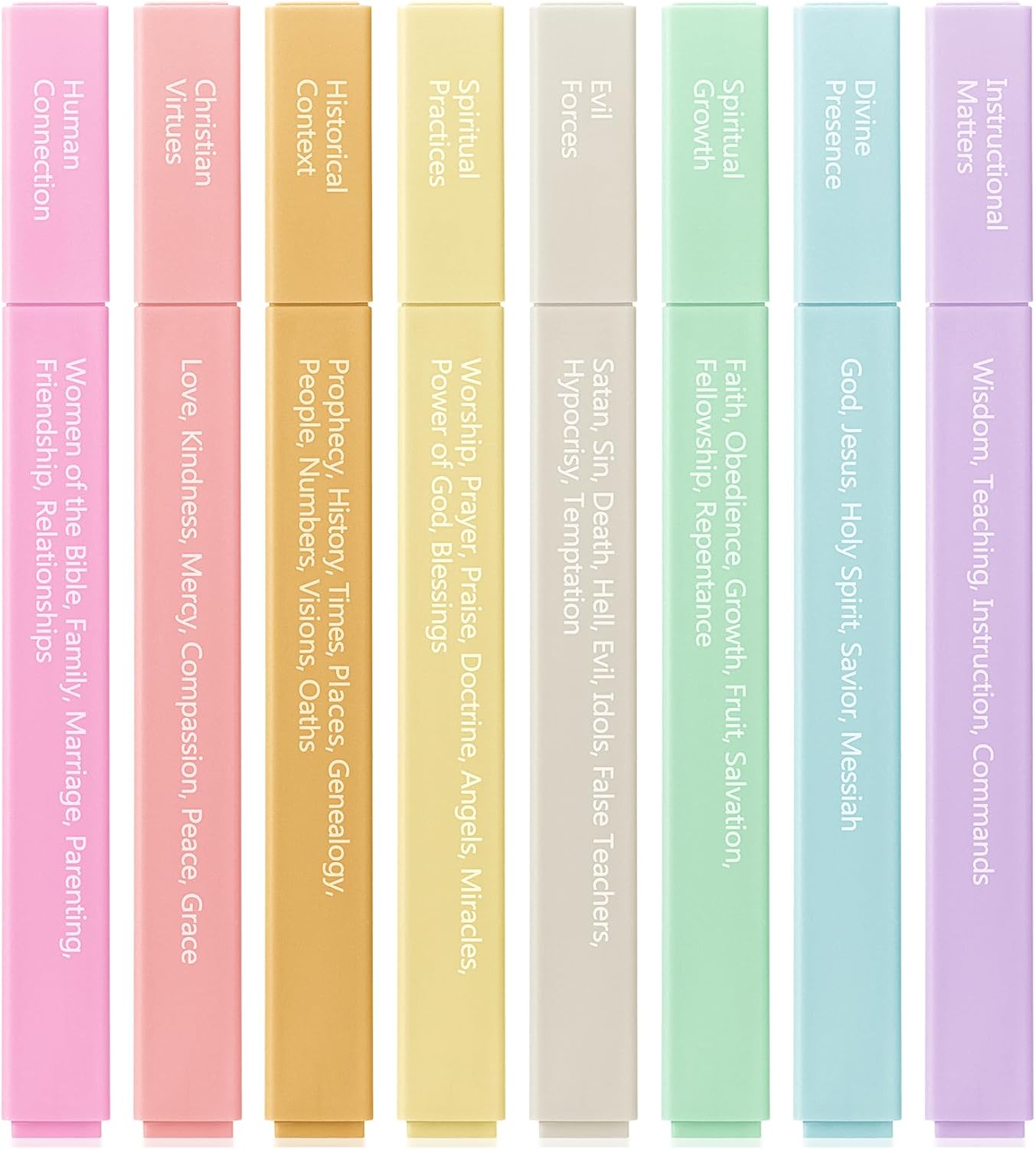 8-Count No Bleed Pastel Highlighters 8-Count No Bleed Pastel Highlighters