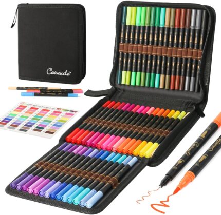 48-Piece Dual Tip Marker Set