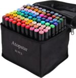 80-Piece Dual Tip Colour Markers