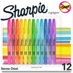 12-Piece Chisel Tip Highlighters