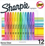 12-Piece Chisel Tip Highlighters