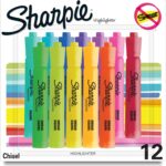 12-Pack Chisel Tip Highlighters