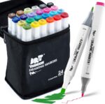 24 Dual Tip Alcohol Markers