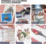 24 Dual Tip Alcohol Markers