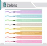 8-Count No Bleed Pastel Highlighters
