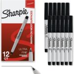 12-Pack Ultra Fine Black Markers