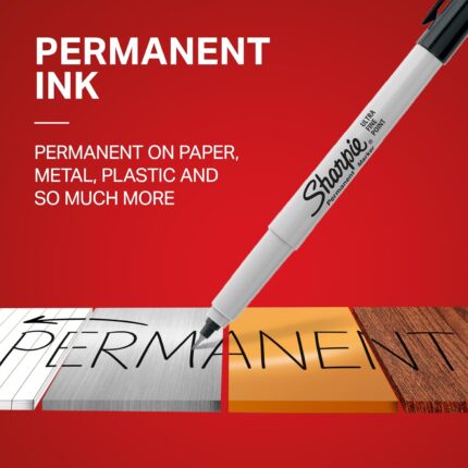 12-Pack Ultra Fine Black Markers