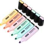 Six-Count Fluorescent Chisel Tip Highlighters