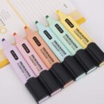 Six-Count Fluorescent Chisel Tip Highlighters