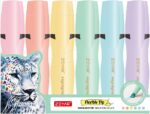 Six-Count Assorted Soft Pastel Highlighters