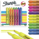 Twelve-Count Assorted Chisel Highlighters