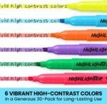 30-Piece Assorted Highlighters